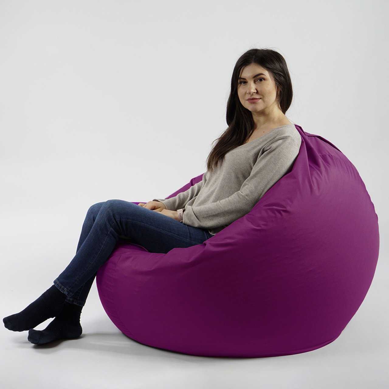 Fotoliu Relaxo XL , material impermeabil - Magenta - 3 | YEO