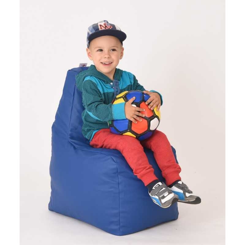 Fotoliu tip Scaun Sunlounger Junior, Material Piele Ecologica - Blue - 1 | YEO