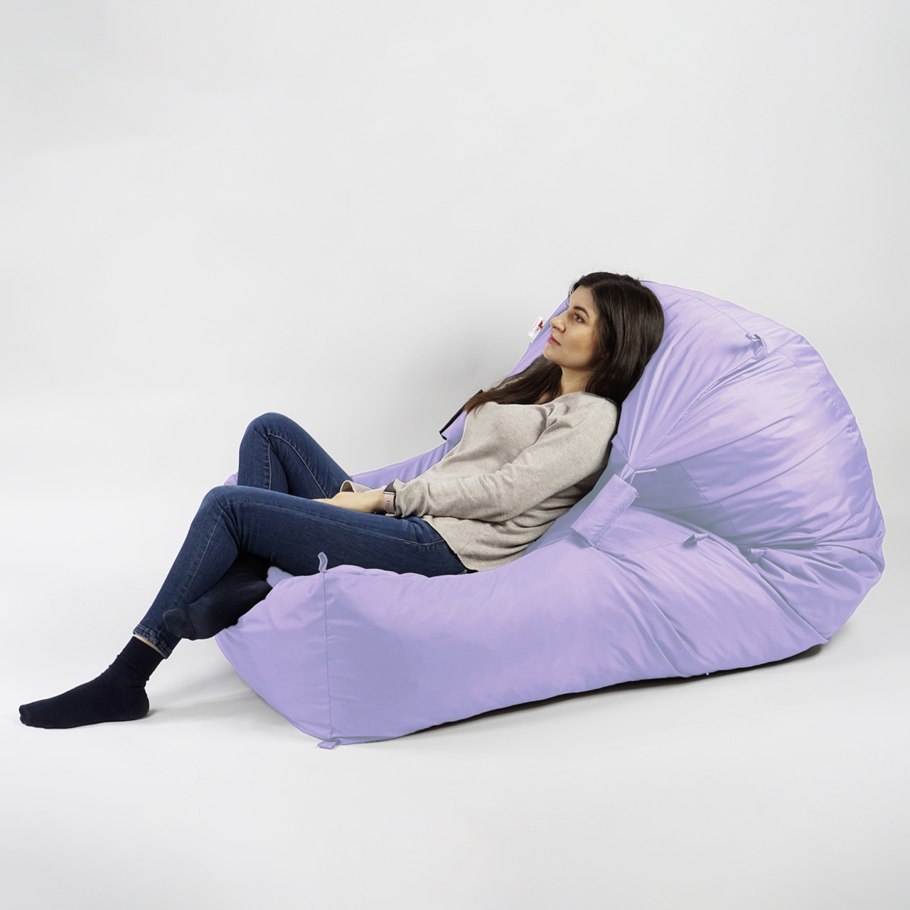 Fotoliu Yoga XL Pufrelax, Material Impermeabil, Lilac - imagine 7