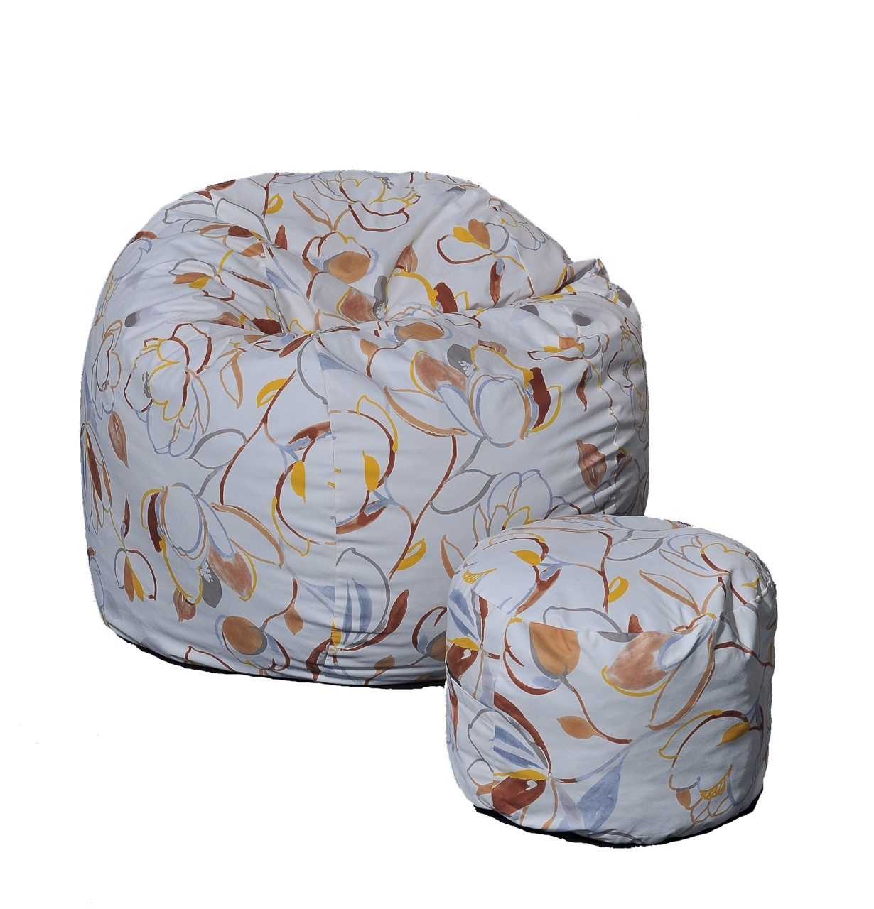 Set Fotoliu King Size cu Otoman (suport picioare), Material Textil - Blossom