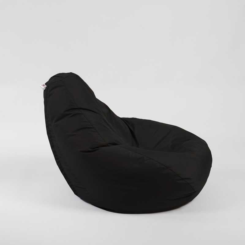 Fotoliu Nirvana Hobbit Pufrelax, Material Impermeabil - Negru - 2 | YEO