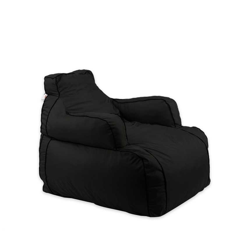 Fotoliu Player Mini Pufrelax, Material Impermeabil - Negru