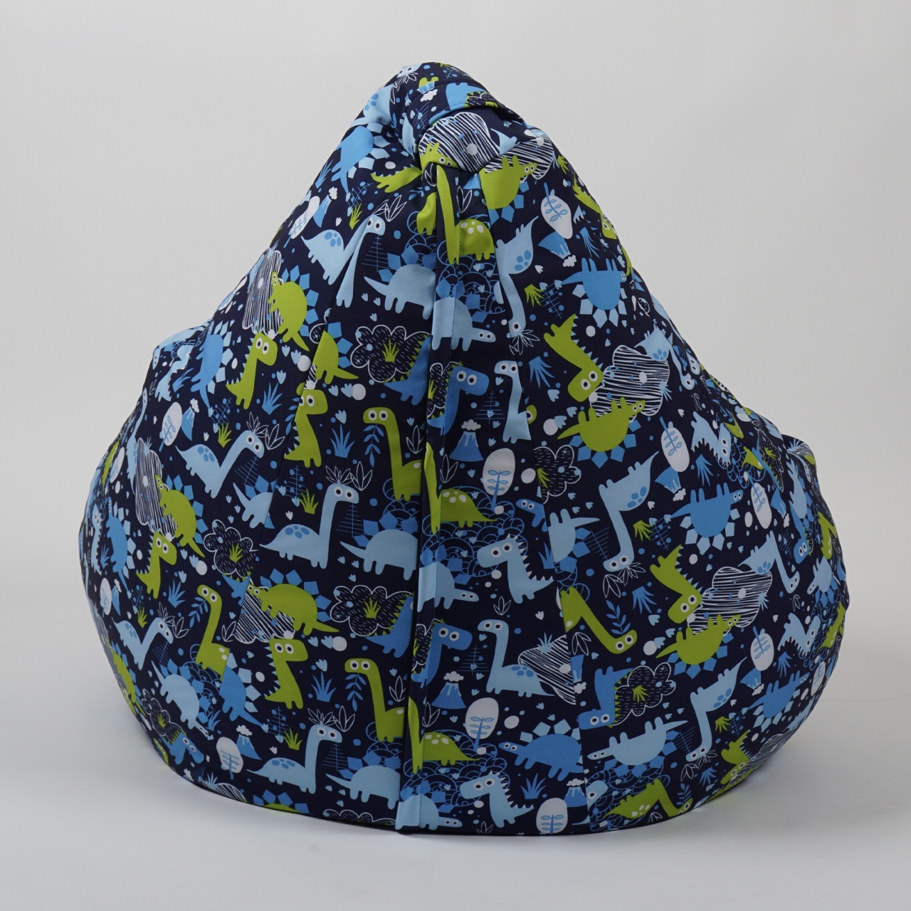 Fotoliu puf copii, Nirvana Hobbit Pufrelax, Material Impermeabil, imprimeu cu Dinozaur - My Little Dinosaur - 2 | YEO