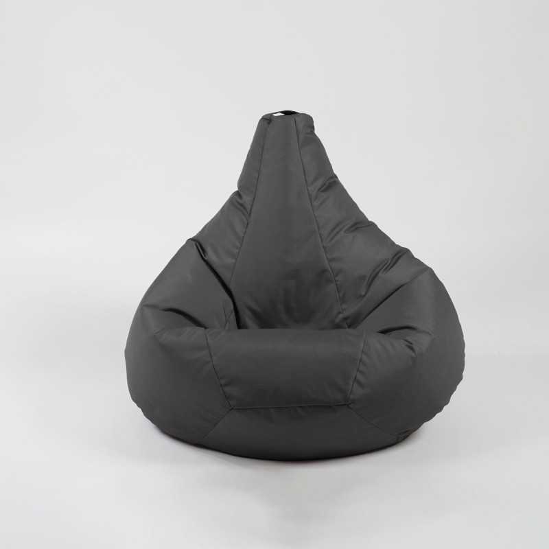 Fotoliu puf copii, Nirvana Light Pufrelax, Material Impermeabil - Gri inchis - 1 | YEO