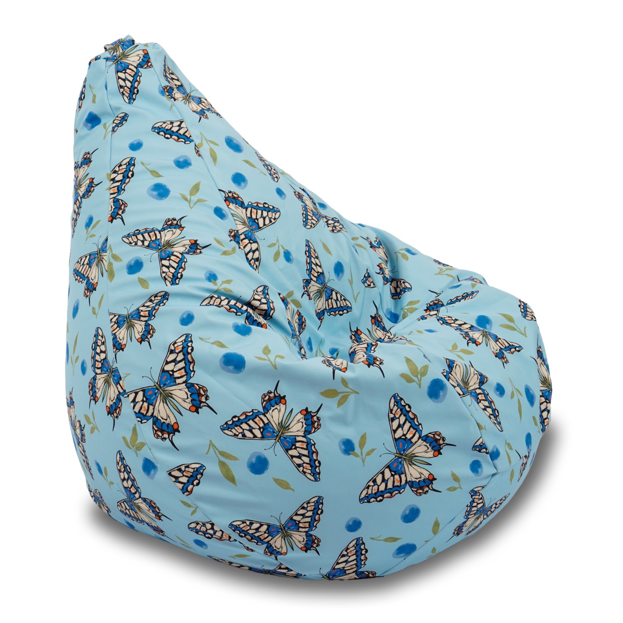 Fotoliu puf copii, Nirvana Light Pufrelax, Material impermeabil, Mariposa