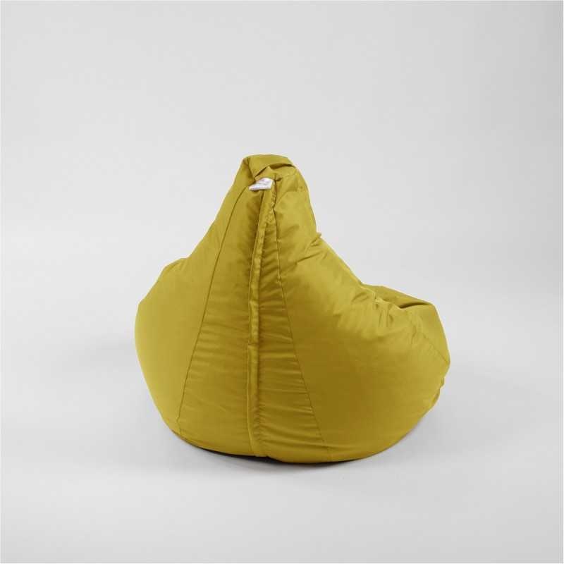 Fotoliu puf copii, Nirvana Light Pufrelax, Material Impermeabil - Yellow Quince - 2 | YEO