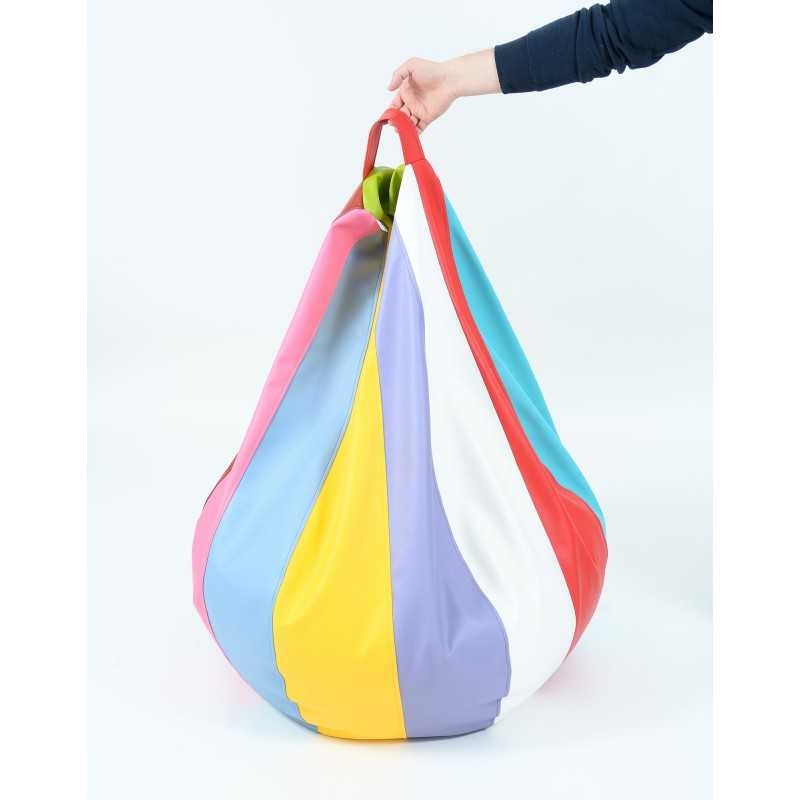 Fotoliu puf copii, Nirvana Light Pufrelax, Material Piele ecologica - Mozaic - 1 | YEO