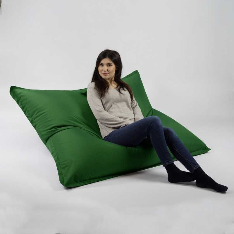 Fotoliu tip Perna Magic Pillow, Material impermeabil - Verde - 3 | YEO