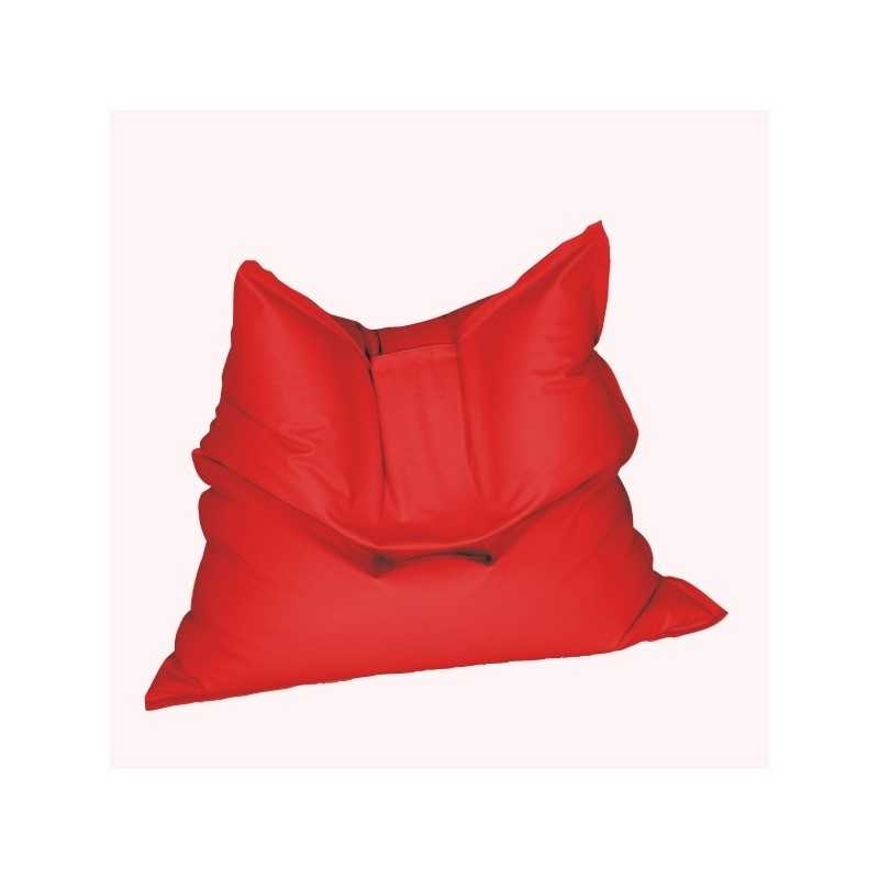 Fotoliu tip Perna Magic Pillow, Material Piele ecologica - Bloody Red