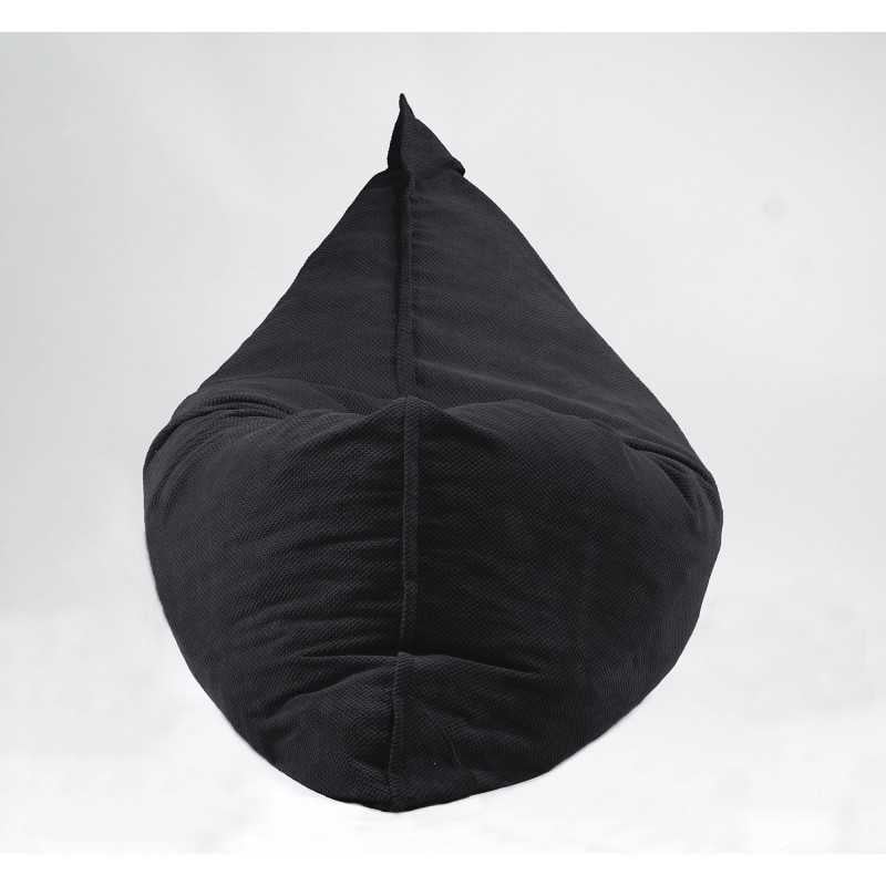 Fotoliu tip Perna Magic Pillow XXL, Material Textil - Black Velvet - 1 | YEO