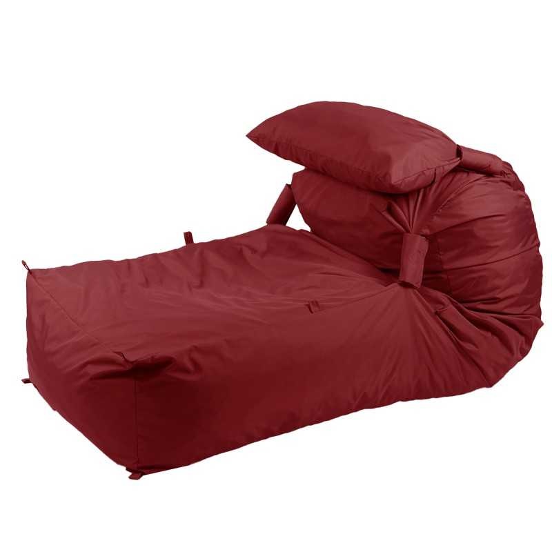 Fotoliu Yoga XL si Perna, Material Impermeabil - Panama Red