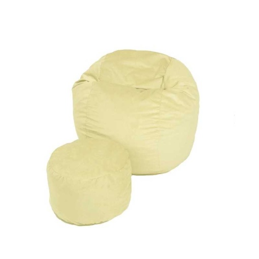 Set Fotoliu King Size cu Otoman (suport picioare), Material Textil - Lemon - Img 1