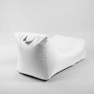 Fotoliu Looloop Pufrelax, Material Impermeabil - Alb - Img 3