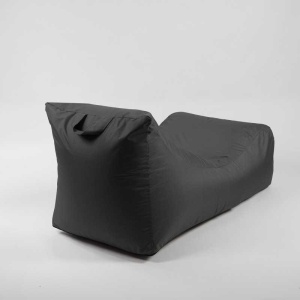 Fotoliu Looloop Pufrelax, Material Impermeabil - Gri inchis - Img 3