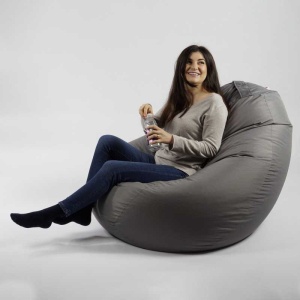 Fotoliu Nirvana Gigant, Material Impermeabil - Grey - Img 6