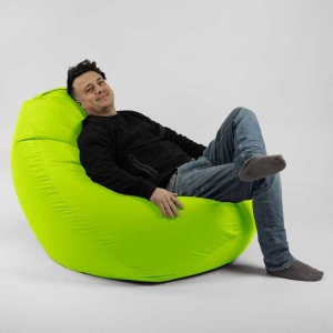 Fotoliu Nirvana Gigant, Material impermeabil - Verde neon - Img 5
