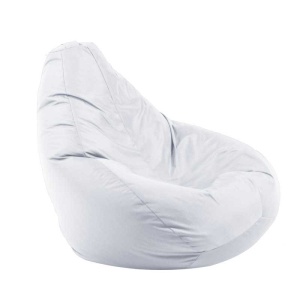 Fotoliu Nirvana Hobbit Pufrelax, Material Impermeabil - Alb