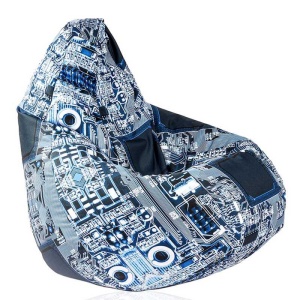 Fotoliu Nirvana Hobbit Pufrelax, Material Impermeabil - Motherboard - Img 1