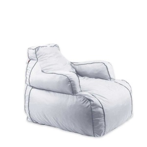 Fotoliu Player Mini Pufrelax, Material Impermeabil - Alb - Img 1