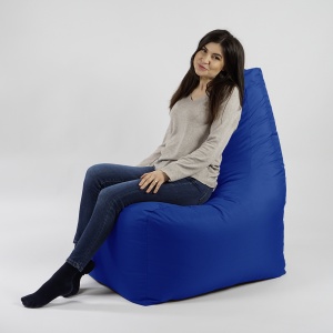 Fotoliu puf, Sunlounger EVO XL, umplutura de burete Memory Mix, material impermeabil, Blue Royal - Img 5