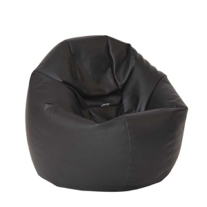 Fotoliu Relaxo XL, Material Piele Ecologica - Negru