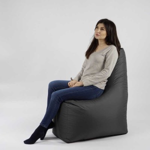 Fotoliu tip Scaun Sunlounger EVO, Material Impermeabil - Gri inchis - Img 5