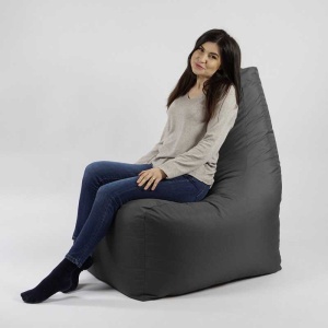 Fotoliu tip Scaun Sunlounger EVO XL, Material Impermeabil - Gri inchis - Img 5