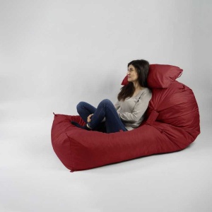 Fotoliu Yoga XL si Perna, Material Impermeabil - Red - Img 5