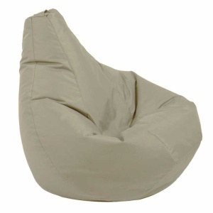 Kids' bean bag chair, Nirvana Light Pufrelax, Waterproof material - Beige