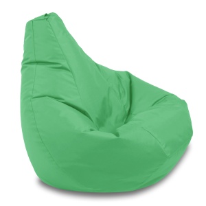 Kids' bean bag chair, Nirvana Light Pufrelax, Waterproof material, Green Apple