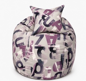 Matusalem bean bag set with cushion, Textile material - Urban Mystique