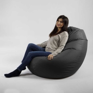 Nirvana Giant bean bag, Waterproof material - Dark Grey - Img 5