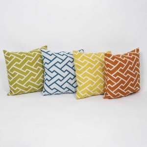 Perna decorativa 40x40 cm, Material textil - Zippity Green - Img 4