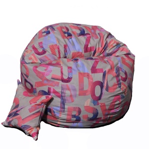 Set Fotoliu King Size cu Perna, Material Textil - Crimson