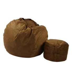 Set Fotoliu Matusalem cu Otoman (suport picioare), Material Textil - Tattle Tan - Img 1