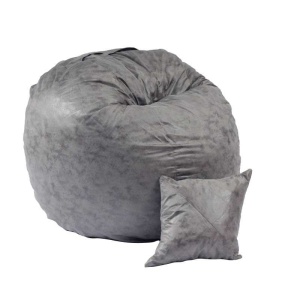Set Fotoliu Matusalem cu Perna, Material Textil - Moon Grey - Img 1