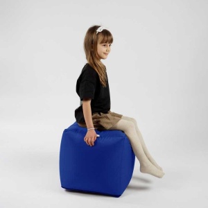 Taburet Cub, Material Impermeabil - Blue Royal - Img 4