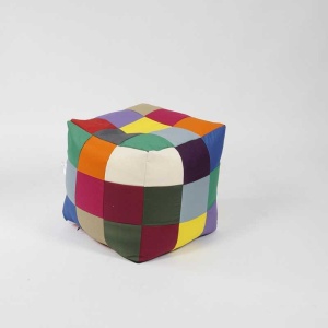 Taburet Cub, Material impermeabil - Mozaic - Img 4