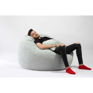Fotoliu King Size, Material Textil - Light Mint - Img 2