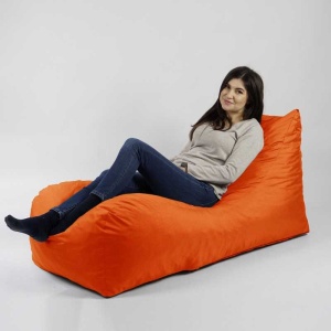 Fotoliu Looloop Pufrelax, Material Impermeabil - Neon Orange - Img 5
