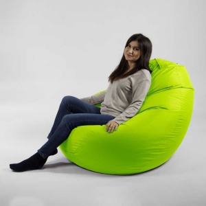 Fotoliu Nirvana Gigant, Material impermeabil - Verde neon - Img 6