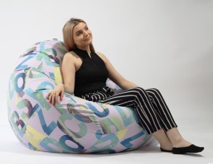 Fotoliu Nirvana Gigant, Material Textil - Serenity - Img 4