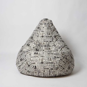 Fotoliu Nirvana Hobbit, Material textil - Steel my Luck - Img 2