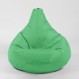 Fotoliu puf copii, Nirvana Light Pufrelax, Material Impermeabil, Green Apple - Img 2