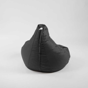 Fotoliu puf copii, Nirvana Light Pufrelax, Material Impermeabil - Gri inchis - Img 3