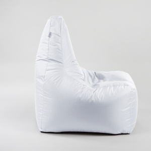 Fotoliu puf, Sunlounger EVO XL, umplutura de burete Memory Mix, material impermeabil, Alb - Img 2