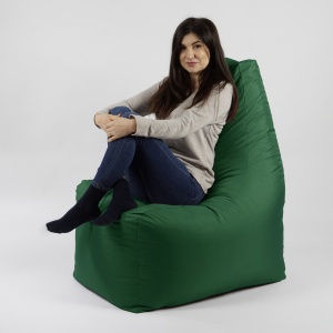 Fotoliu puf, Sunlounger EVO XL, umplutura de burete Memory Mix, material impermeabil, Smarald - Img 6