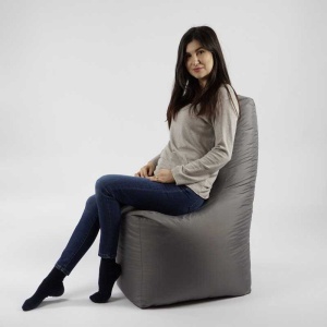 Fotoliu tip Scaun Sunlounger, Material Impermeabil - Grey - Img 5