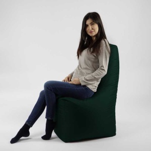 Fotoliu tip Scaun Sunlounger, Material Impermeabil - Verde Tuborg - Img 5