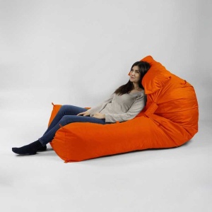 Fotoliu Yoga XL si Perna, Material Impermeabil - Neon Orange - Img 6